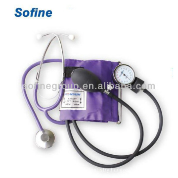 Standard Sphygmomanometer With Single head Stethoscope Blood Pressure Kit with Stethoscope